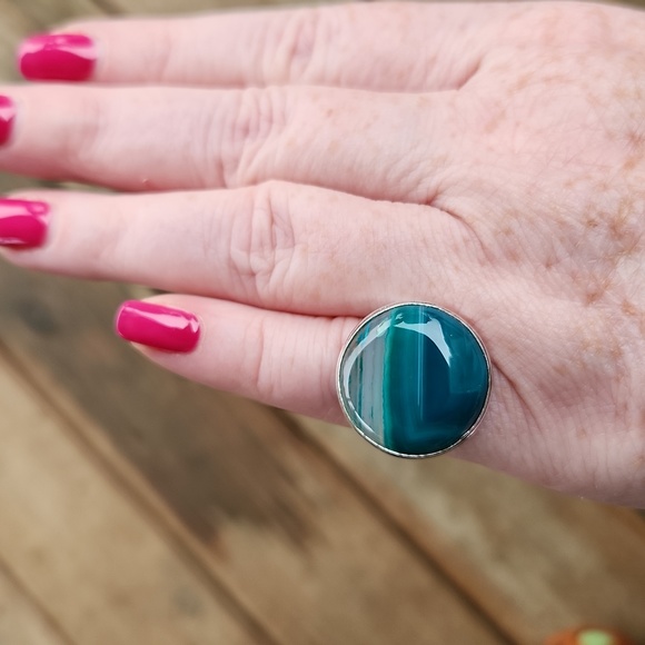 Botswana Agate Ring - Picture 3 of 11